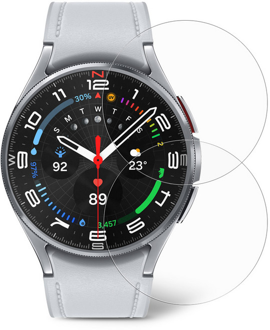 다이아큐브 스마트워치 프리미엄 AR 저반사고화질 액정보호필름 갤럭시워치8 클래식 46mm 간편부착 2P, 2개