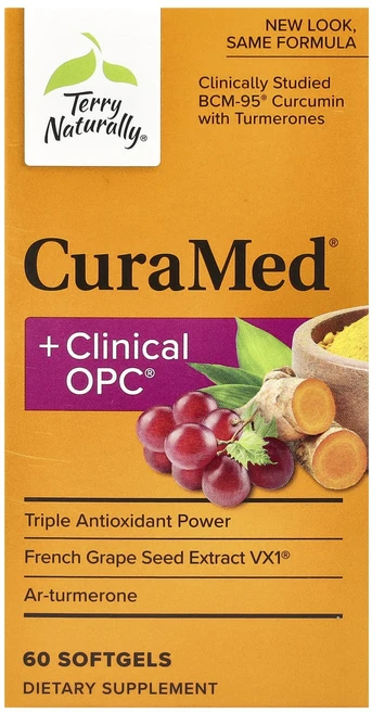 Terry Naturally CuraMed + Clinical OPC 소프트젤 60정, Terry Naturally CuraMed + C..., 1개 - 쿠팡