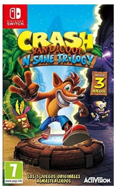 닌텐도 스위치 / 스위치2 호환 크래쉬 밴디쿳 엔세인 트릴로지 영어 지원, 닌텐도 스위치 크래쉬 밴디쿳 엔세인 트릴로지