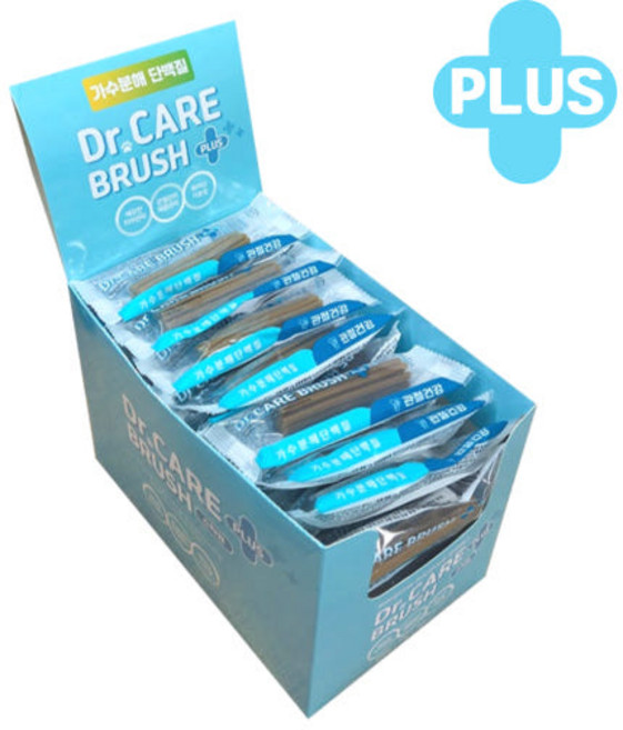 (20p+6p) 닥터케어브러쉬플러스 스틱형 가수분해단백질 저알러지 치석제거껌, 관절건강, 200g, 1개