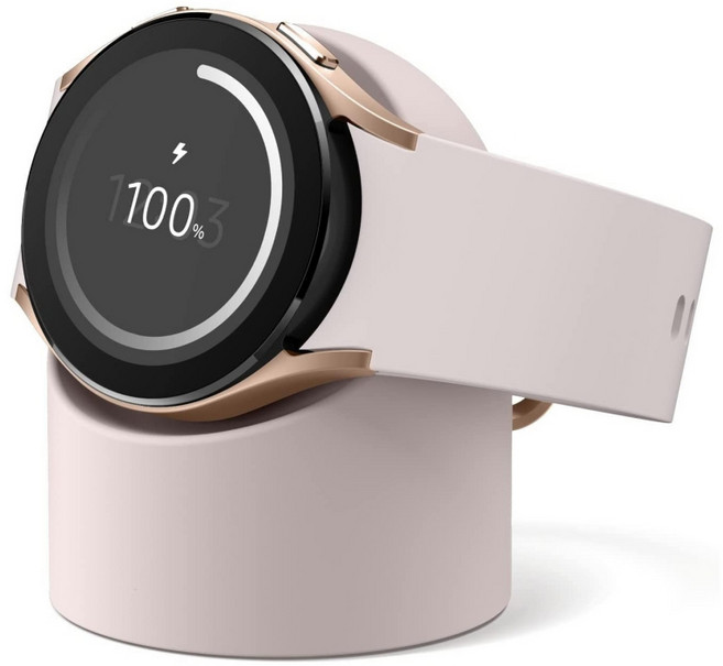 ARUM 갤럭시 워치 충전기 호환 거치대 10color 스탠드, 핑크, 1개