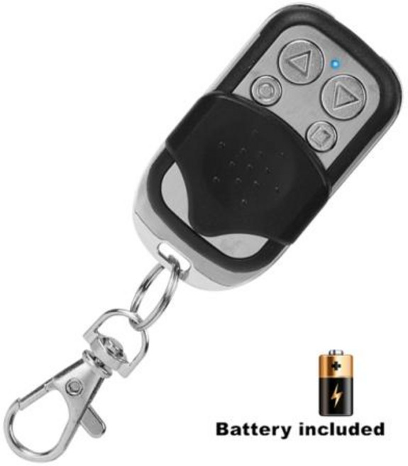 자동차 키 차고 도어 오프너 원격 제어 자동 복사 전자 게이트 제어 복사기 433MHz RF 원격 제어 4CH 버튼, 2) Triangle Button