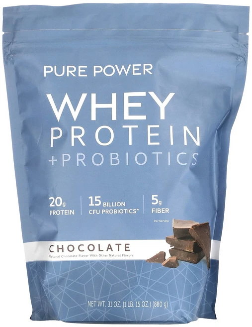 닥터머콜라 퓨어 파워 웨이 프로틴 프로바이오틱스 유산균 섬유소 파우더 880g, 1개 - 쿠팡