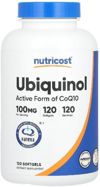 뉴트리코스트 유비퀴놀 100mg 소프트젤 120정, 1개 - 쿠팡