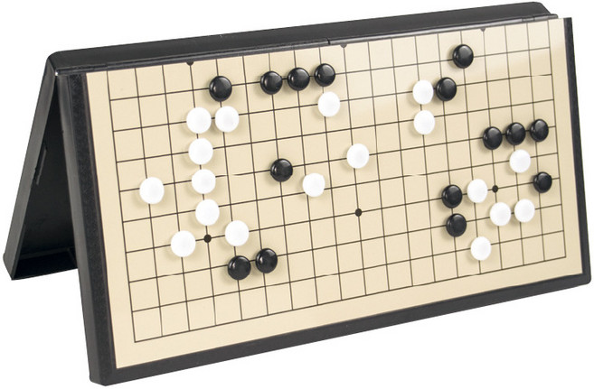 磁性圍棋棋盤組, 米色大款標準圍棋（19路）, 1個