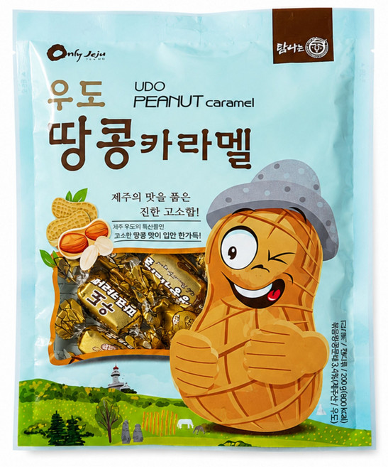 고소한 우도땅콩카라멜 200g / 360g, 1개