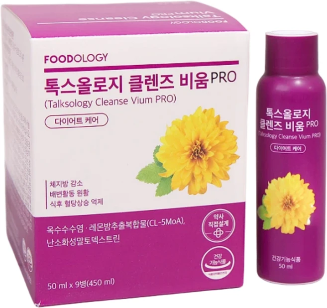 [푸드올로지] 톡스올로지 클렌즈 비움 프로 PRO, 450ml, 2개 - 쿠팡