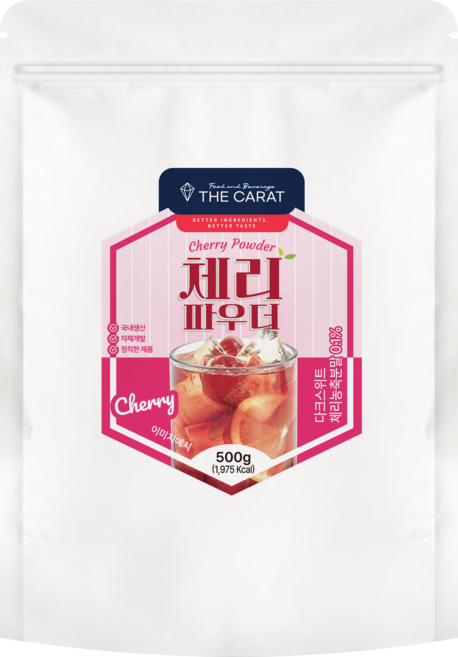 더캐럿 체리콕 체리 에이드 파우더, 500g, 1개입, 1개