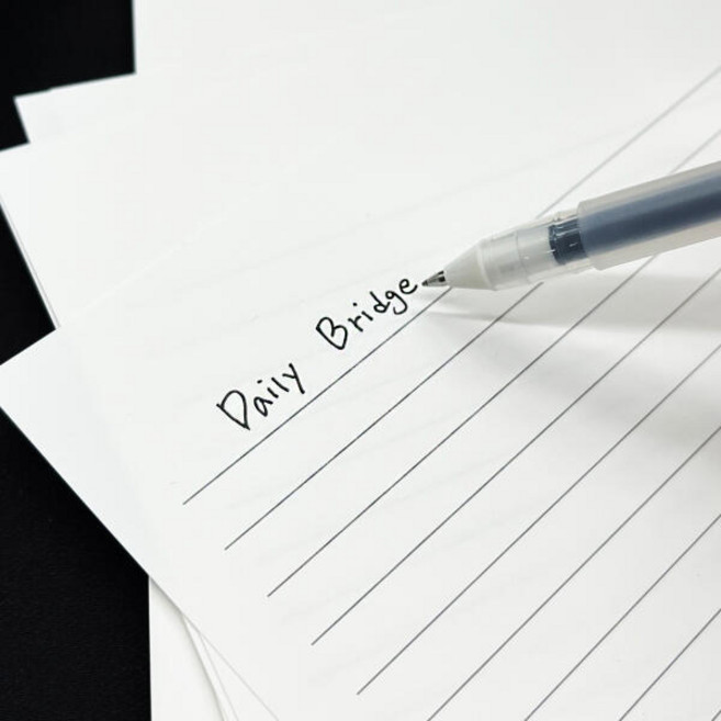 아트박스/데일리브릿지 대용량 화이트 편지지 세트 (50장)