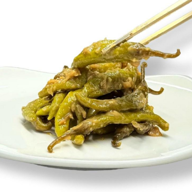 천애푸드 밥반찬 300g 밑반찬 1+1, 된장고추300g, 젓갈고추300g