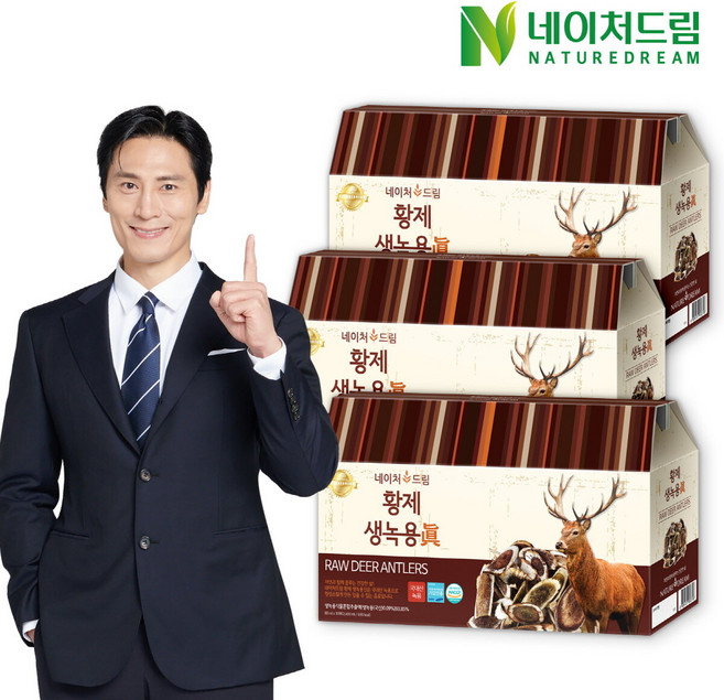 황제 생녹용진 30포 3박스(총90포), 80ml, 90개