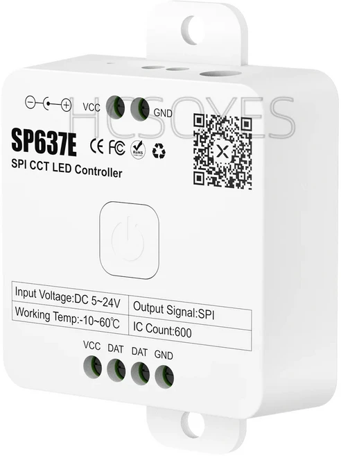 호환 SP636E SP638E ws2805 ws2811 어드레서블 SPI LED 컨트롤러 SP639E SP63AE CCT RGBIC RGBW