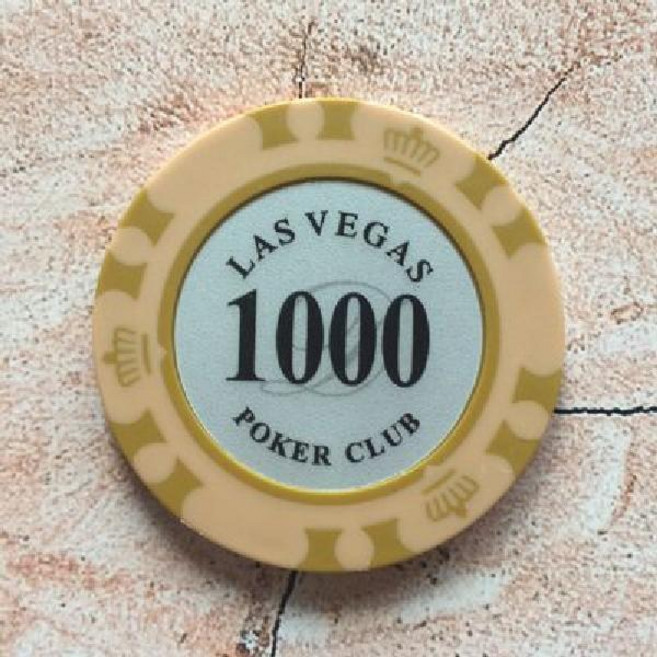 국제규격 포커칩 카지노 홀덤 칩 보드 게임 알키미스트, 1000 x10개