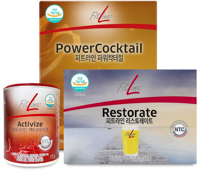 독일 PM쥬스 3종세트(액티바이즈+파워칵테일+리스토레이트), 1세트, 450g+201g+175g