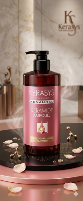 케라시스 케라마이드 극손상 클리닉 샴푸, 1L, 4개