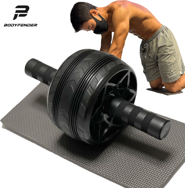 바디펜더 AB슬라이드 복근 허리 뱃살빼는 운동기구, 블랙