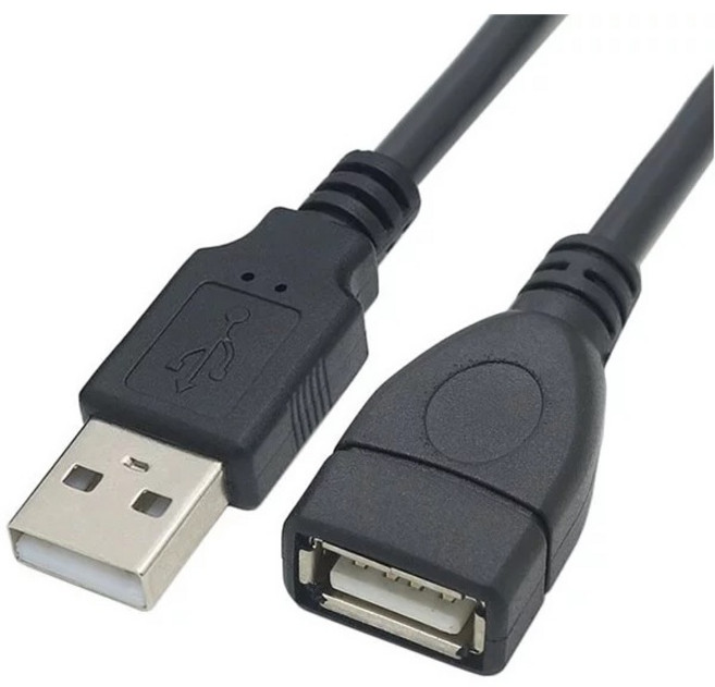 儲存玩家 USB 2.0 A公對A母 延長線 1.2米, 1個, 120cm