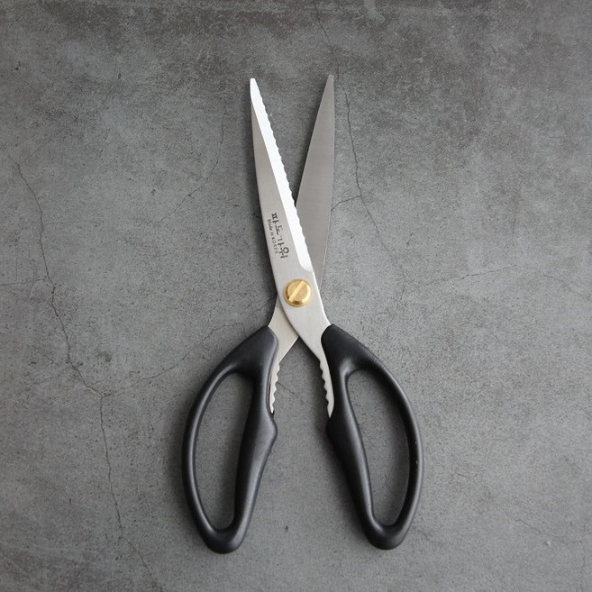 ** 구매고객 92.5%만족**가위명장 스플랑 주방가위 주방용 업소용 고기가위 다목적가위 캠핑가위, 2개, 검정