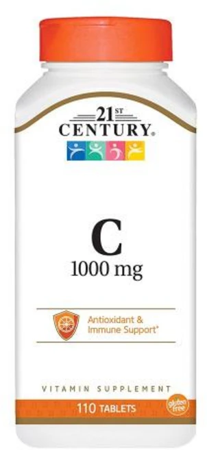 21세기 센츄리 비타민C 1000mg 110정 (3개월 20일분) 칼슘 함유, 1개 - 쿠팡