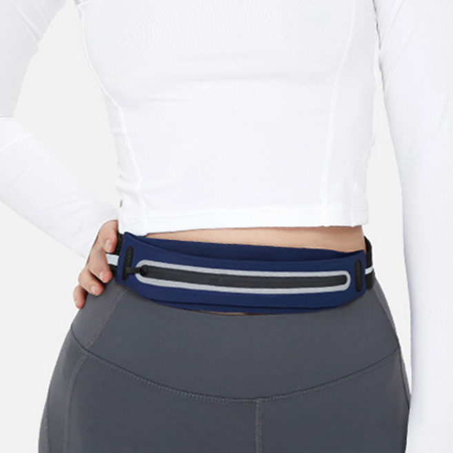 메이스 남여공용 심플 러닝벨트, 네이비, 1개