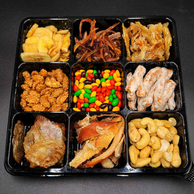 맥주안주 마른안주세트 혼술 업소용 골프장 노래방 안주 9종 플래터 연말 집들이 모임 간식