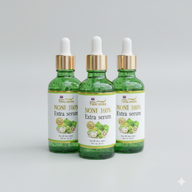 태국 프리미엄 노니 에센스 오일 100% 세럼 노니 엑기스 100% 로얄타이허브 제품, 3개, 50ml