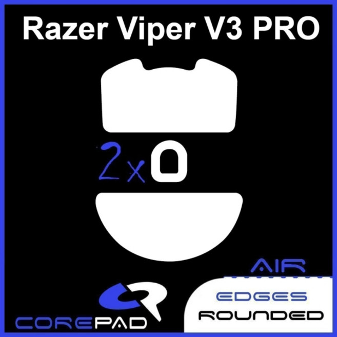 코어패드 로지텍 G PRO X Superlight2 Viper V3 Pro 바이퍼 Sprime PM1 마우스 피트 AIR CTRL 오리지널버전, 1개, 레이저 Viper V3 Pro 피트 AIR 버전