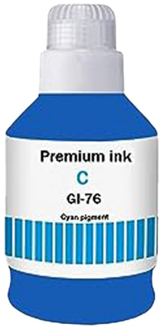 CANON GI-76 副廠墨水 適GX3070 GX4070 GX5070 GX6070 GX7170, 藍色 135ml, 1個
