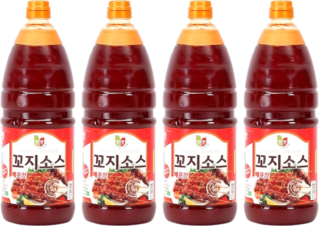 청우 더진한 꼬지소스 꼬치소스 닭꼬치 떡꼬치 매운맛, 4개, 2.1kg