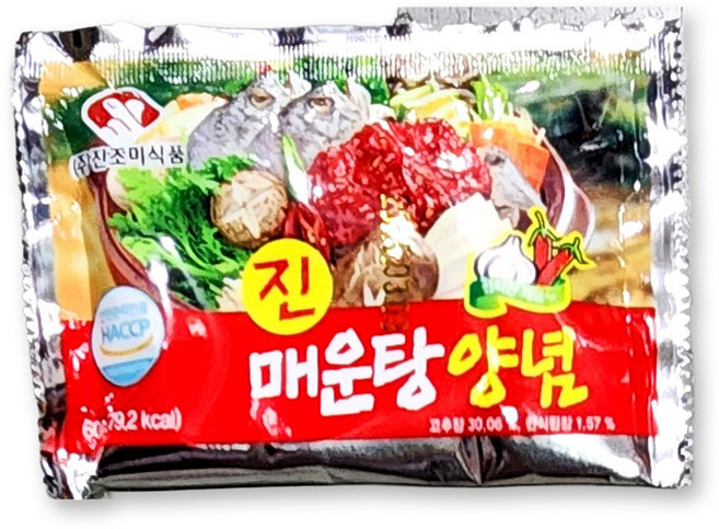 일회용 매운탕양념 (진조미 60g x100입 6K) 도매가 양식당 찌개용 얼큰한국물 생선찌개, 1개, 6kg