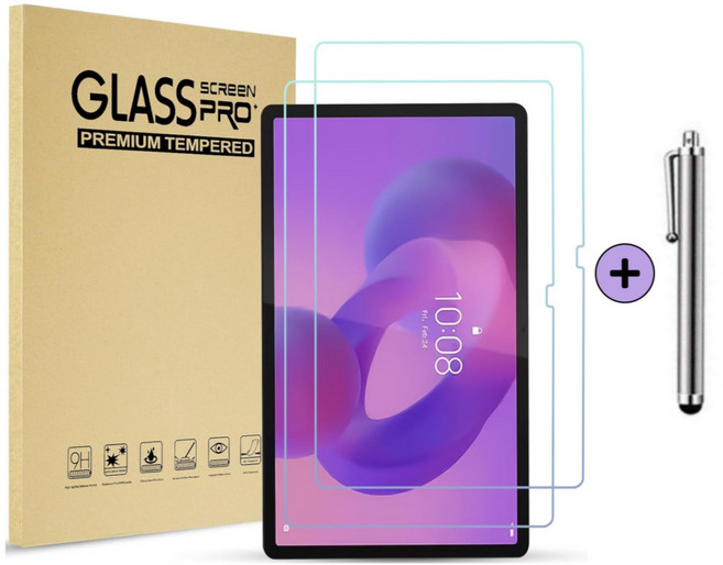 레노버탭 Idea Tab Pro 12.7 2025 아이디어 탭 프로 호환 방탄 강화유리 액정보호필름2장 TB-375FC 373FU 케이스나라, 1세트