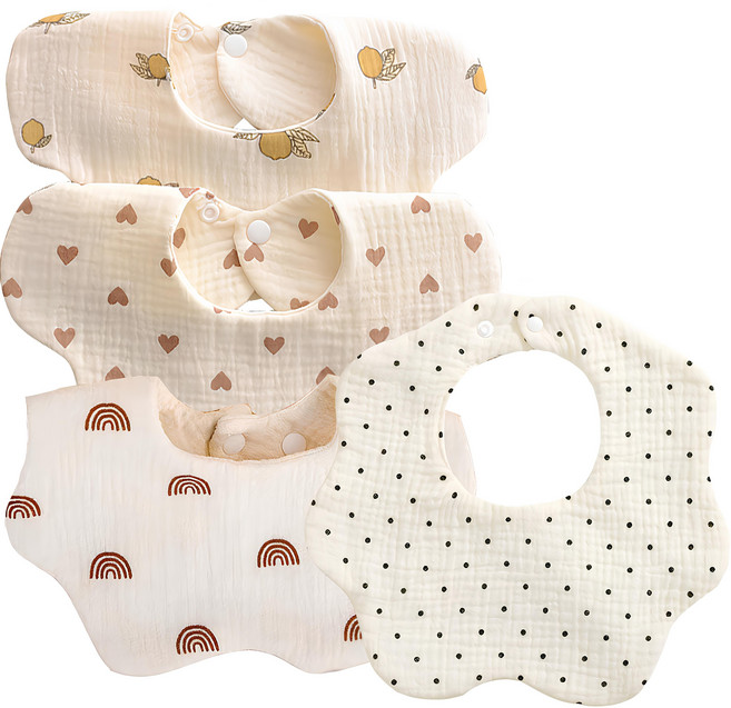 슈메르 사계절 6중 요루거즈 스카프빕 롤링턱받이