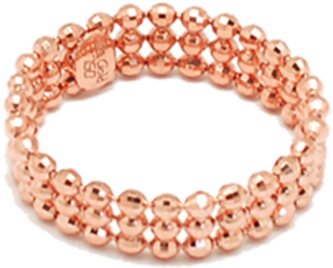 리골드 3줄 미러볼 반지 (LGR39MR-3EZ)