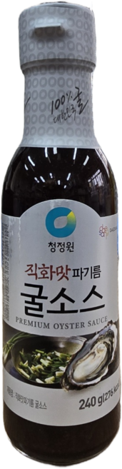 청정원 직화맛 파기름 굴소스, 240g, 3개