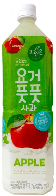 제트스카이 웅진 요거풋풋 사과, 1.5L, 12개