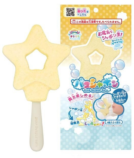 まなぶろ 星星造型泡泡棒入浴劑, 55g, 1個