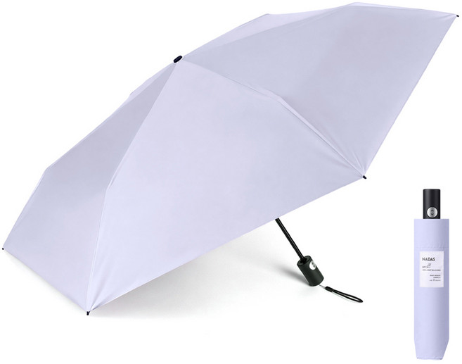 Moteur 형상 기억 3초 자동 가폐 99.9% UV자외선 차단 튐 방지 양산 우산 겸용 3단 원터치 접이식 우양산