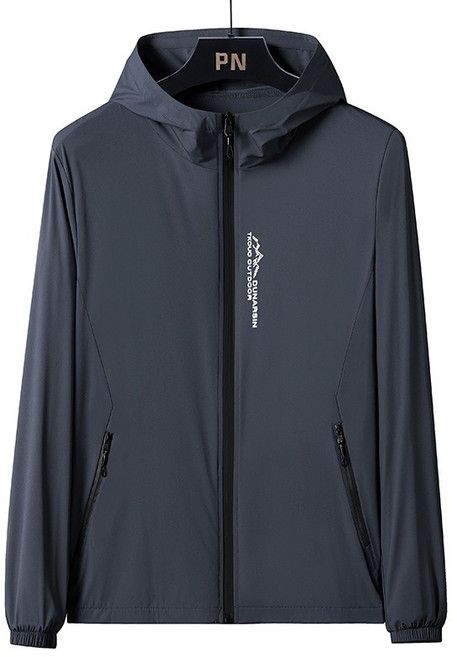 JDUDS 男士薄款冰絲透氣防曬外套 夏季騎車外套