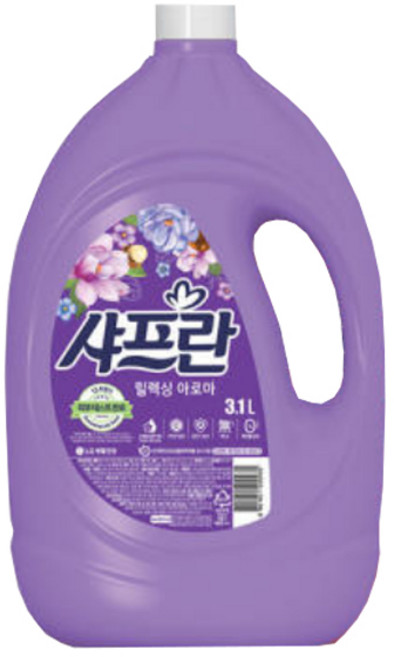 샤프란 섬유유연제 릴렉싱 아로마, 3.1L, 1개