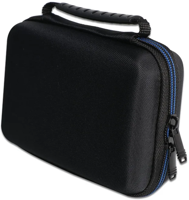 2025 하드 보호 쉘 운반 콘솔 보관 가방 케이스 Nintendo NEW 3DS XL LL LL 2DS, 03 Blue zipper