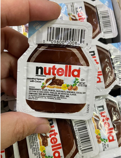 누텔라 초코잼 헤이즐넛 스프레드, 30개, 15g