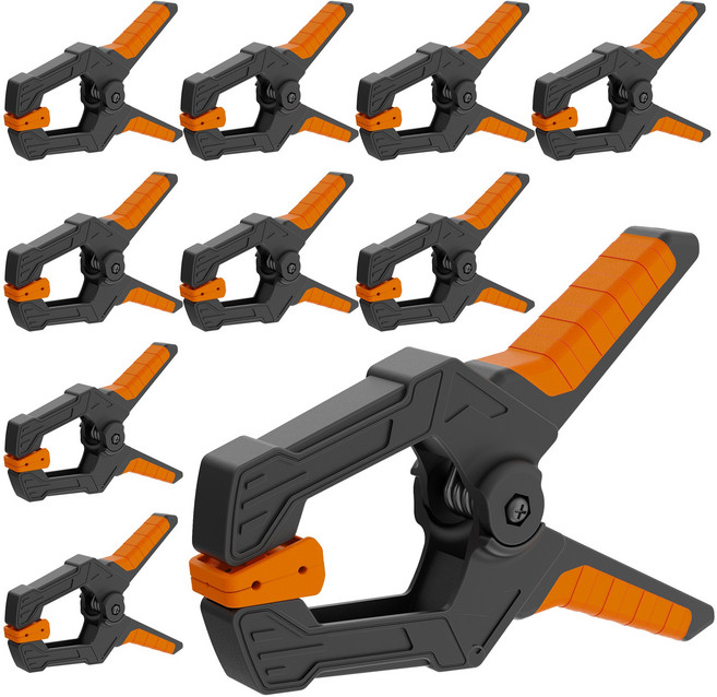 공구PXJ 4인치 목공용 촬영 배경지 다용도 고정 집게 클램프, 10개