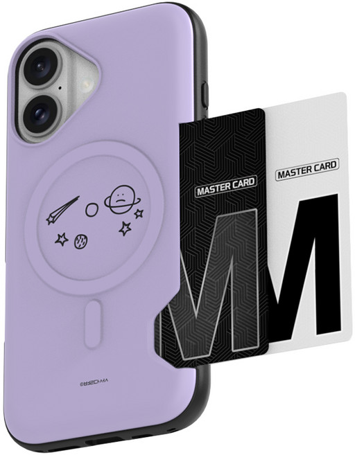 별다섯 자석 맥세이프 카드 케이스 2장 수납 타이니테일즈