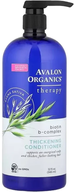Avalon Organics 모발 강화 컨디셔너 비오틴 B-복합체 907g(32oz), 907g, 1개 - 쿠팡