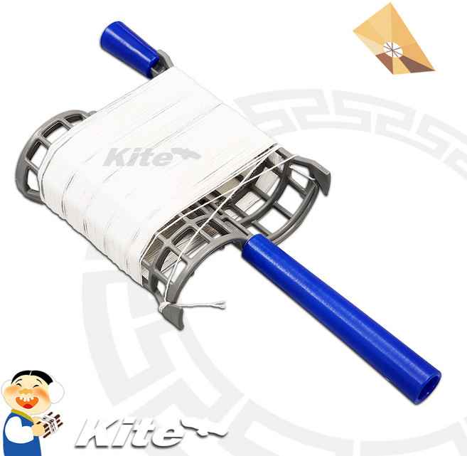 불의나라 태극얼레 (간편얼레 방패연 가오리연 연날리기 국산 납작얼레)