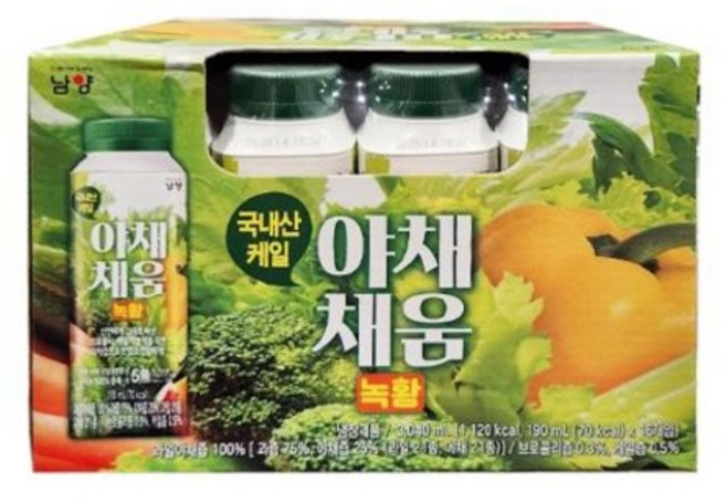 [CO(가공식품(커피/차/음료))]남양 야채채움 녹황 190ml X 16