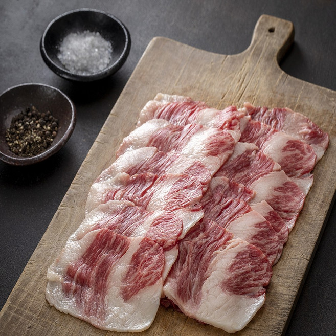 한우 차돌박이 1+등급 200g 1팩, 1등급 차돌박이 200g x 1팩, 1개