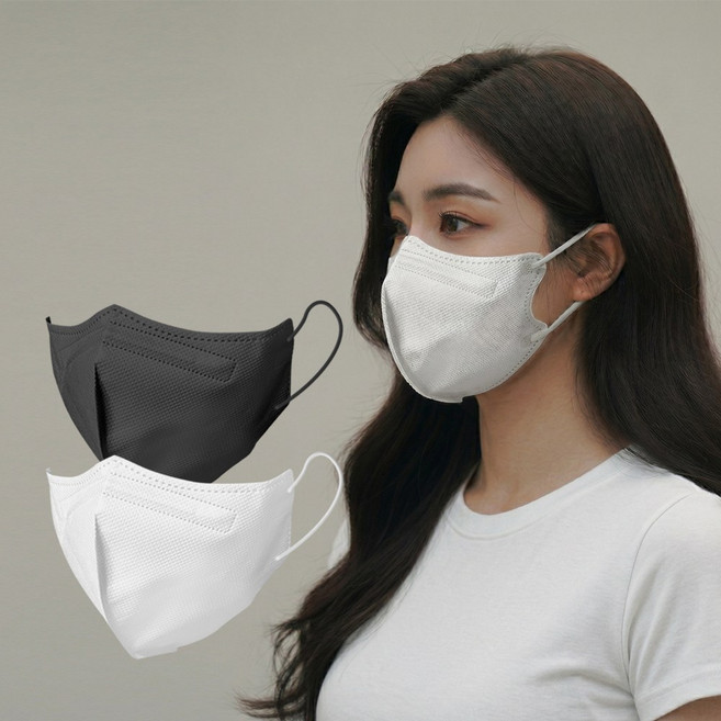 퓨어핏 KF-94 2D 대형 화이트 200매, 1개, 200매입