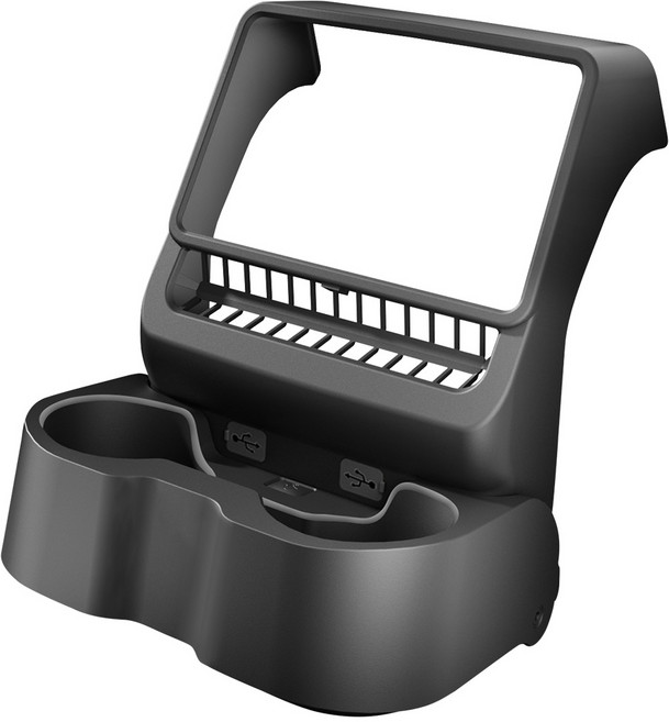 YZ 테슬라 호환 뒷좌석 송풍구 더블 컵홀더 차량용 수납함 2열 자석 실리콘 수납 악세사리 강자성 풀커버, 모델y 주니퍼/모델3 하이랜드