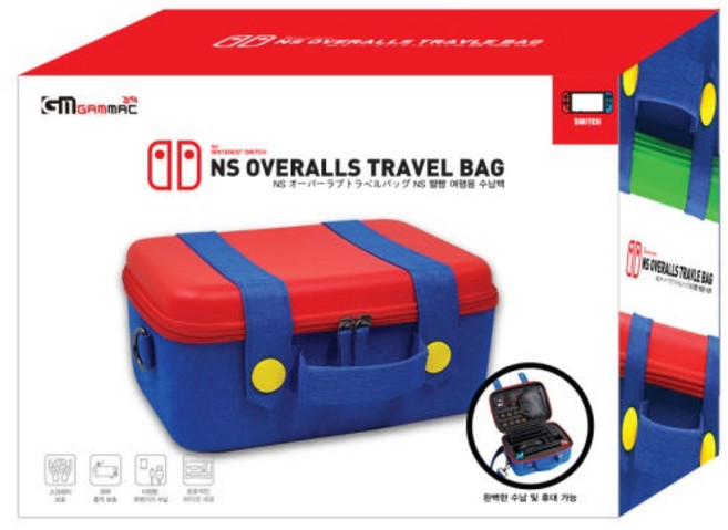 (GAMMAC) 닌텐도 스위치 멜빵 여행용 수납백 HAD용, 1개